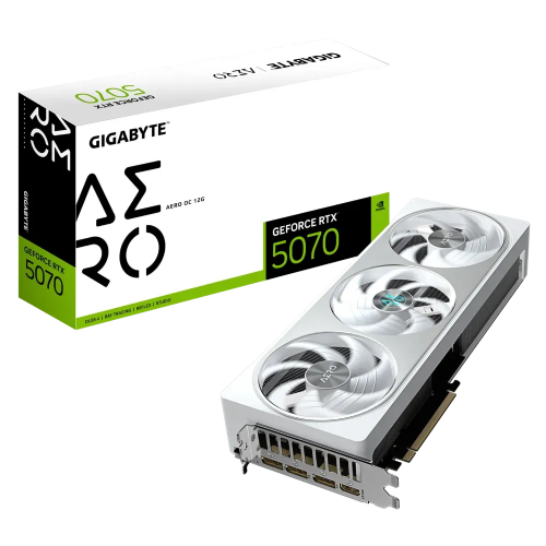 Видеокарта GIGABYTE GeForce RTX 5070 AERO OC 12G GDDR7